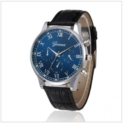 Montre geneva homme discount or